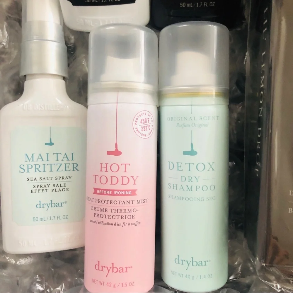 Drybar travel hair care kit w/ 6 items